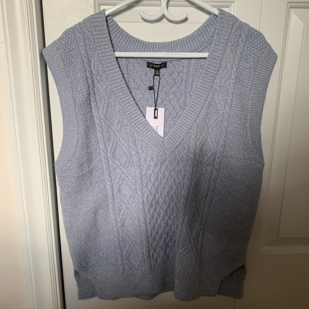 Dynamite Blue Sleeveless Top